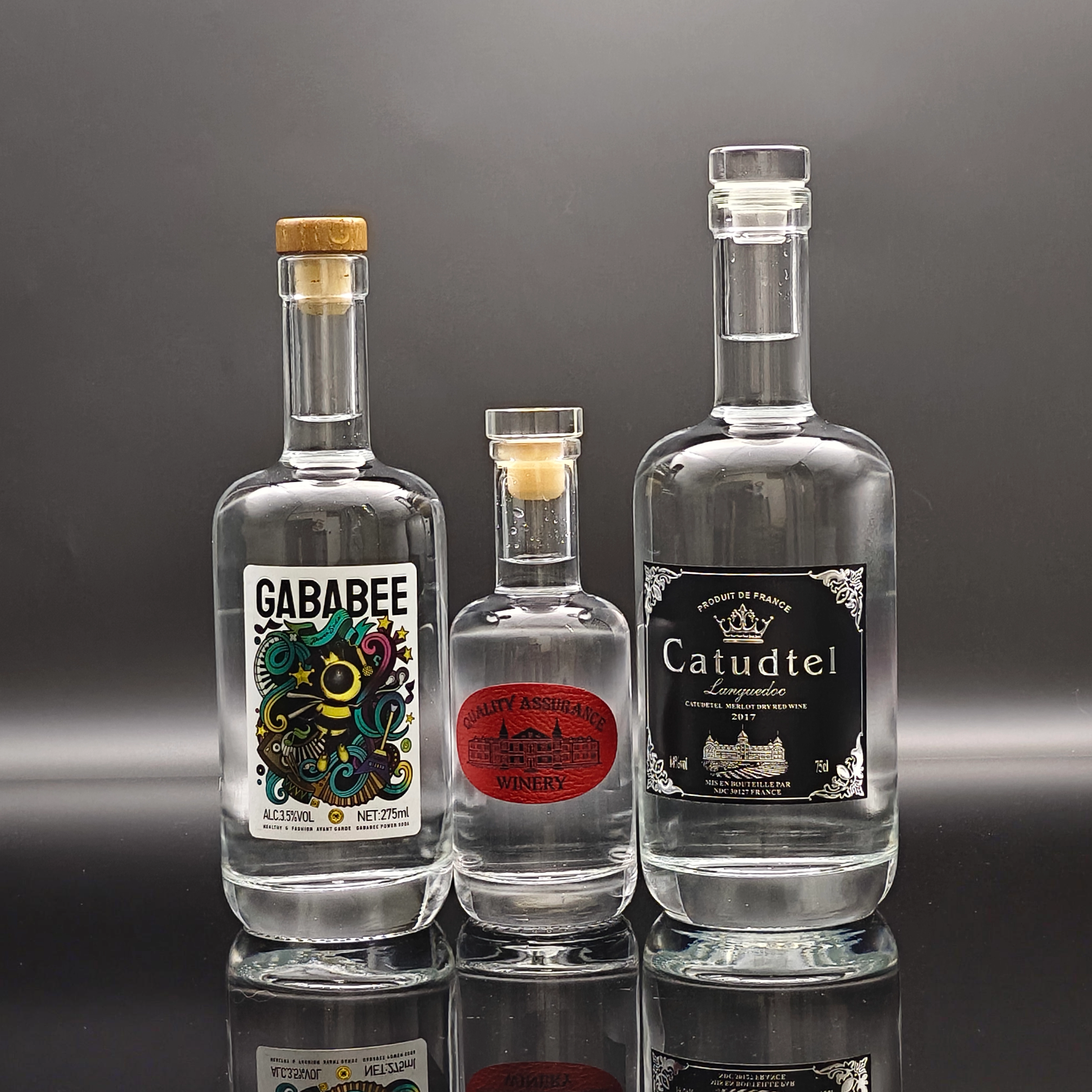 Luxury Vodka Bottles with Unique Design Options
