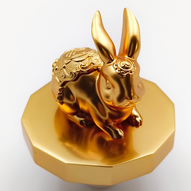 Premium Custom Zodiac Rabbit Shaped Zinc Alloy Bottle Caps for Unique Packaging