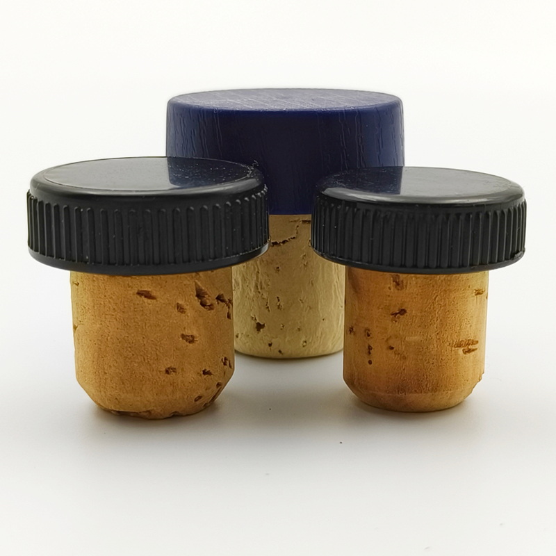 18.5mm Natural Tapered Wine Cork Stopper for Liquor Bottles