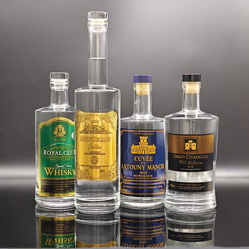 Premium Custom Vodka Bottles with Luxury Features