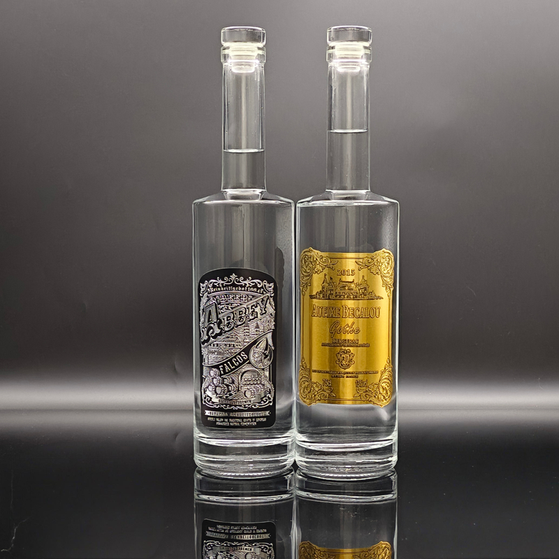 Premium Custom 500ml 700ml 750ml Vodka Glass Bottles