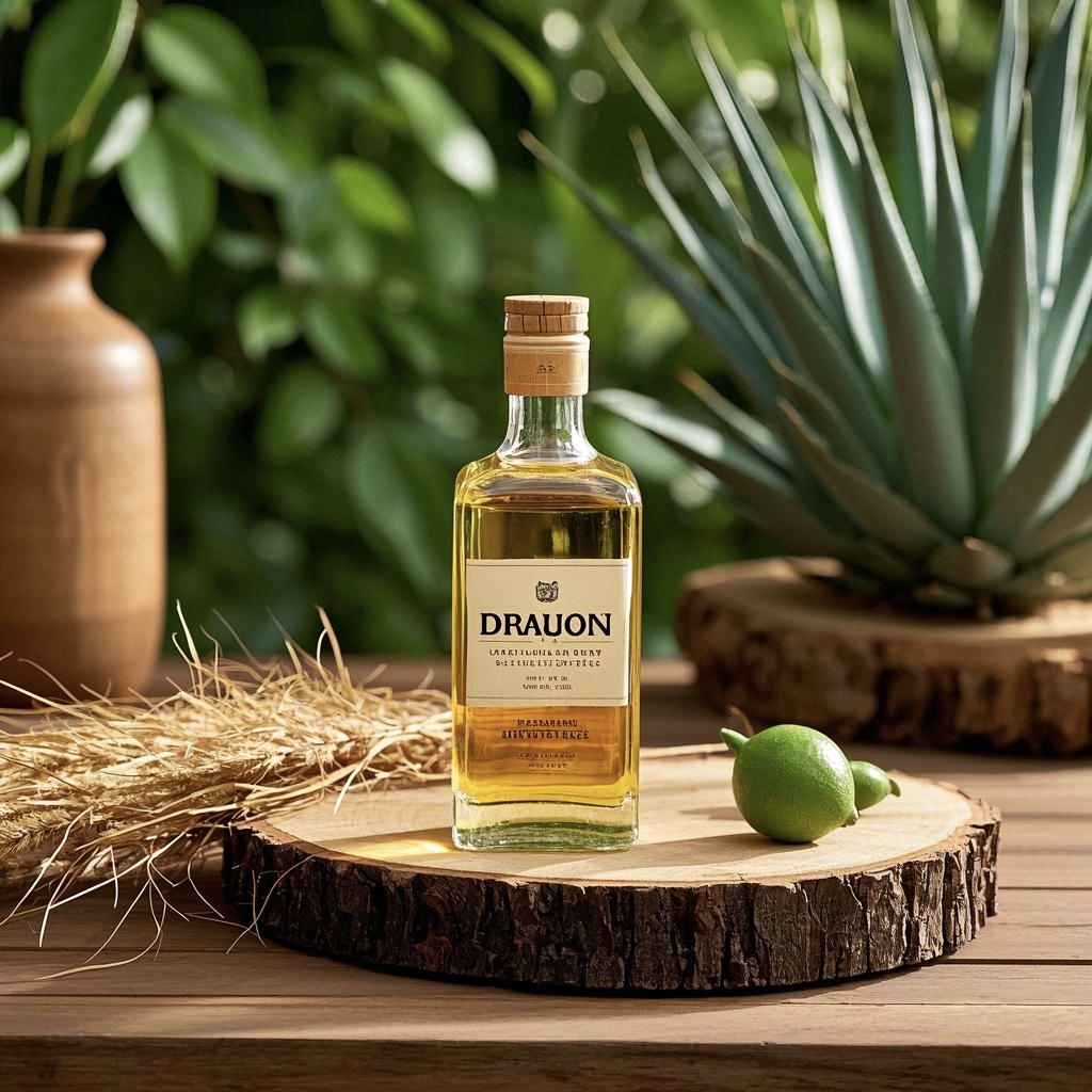  Modern Custom Labels Embossing Design Glass Tequila Bottles 