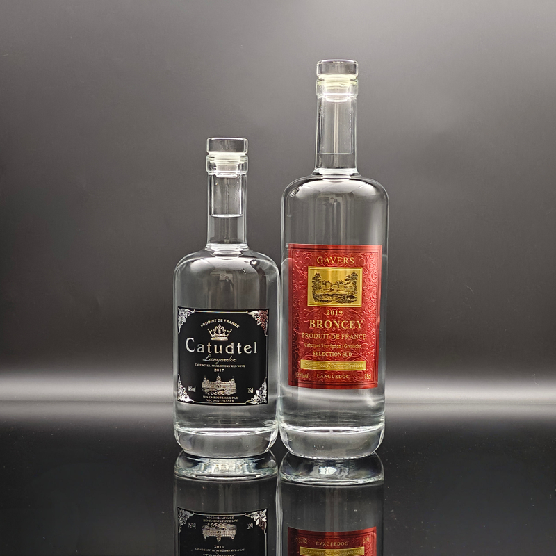 Custom 50ml 700ml 750ml 1000ml Gin Bottles – Tailored, Unique, Premium Packaging