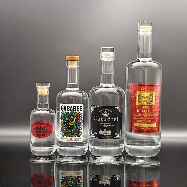 Custom 50ml 700ml 750ml 1000ml Gin Bottles – Tailored, Unique, Premium Packaging