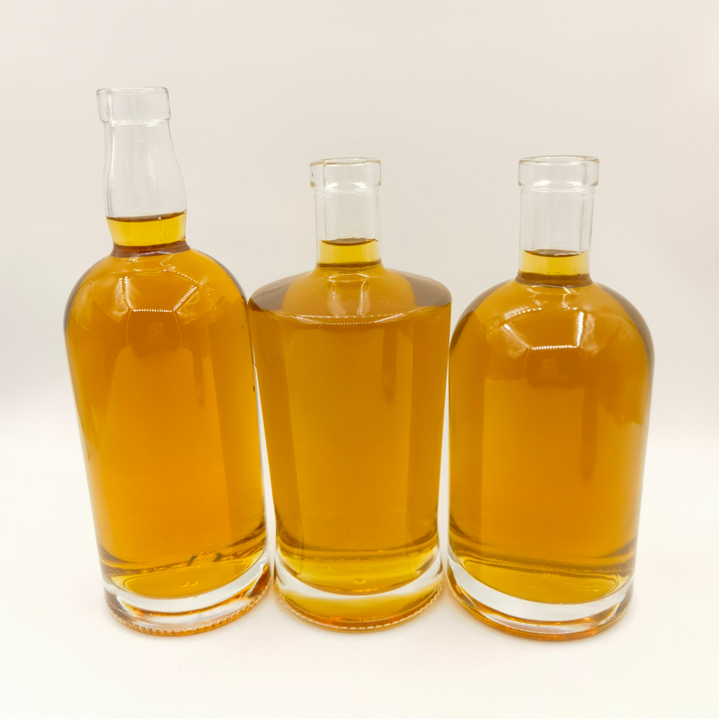 750ml Extra Flint High Tempreture Decaling Whiskey Whisky Glass Bottle