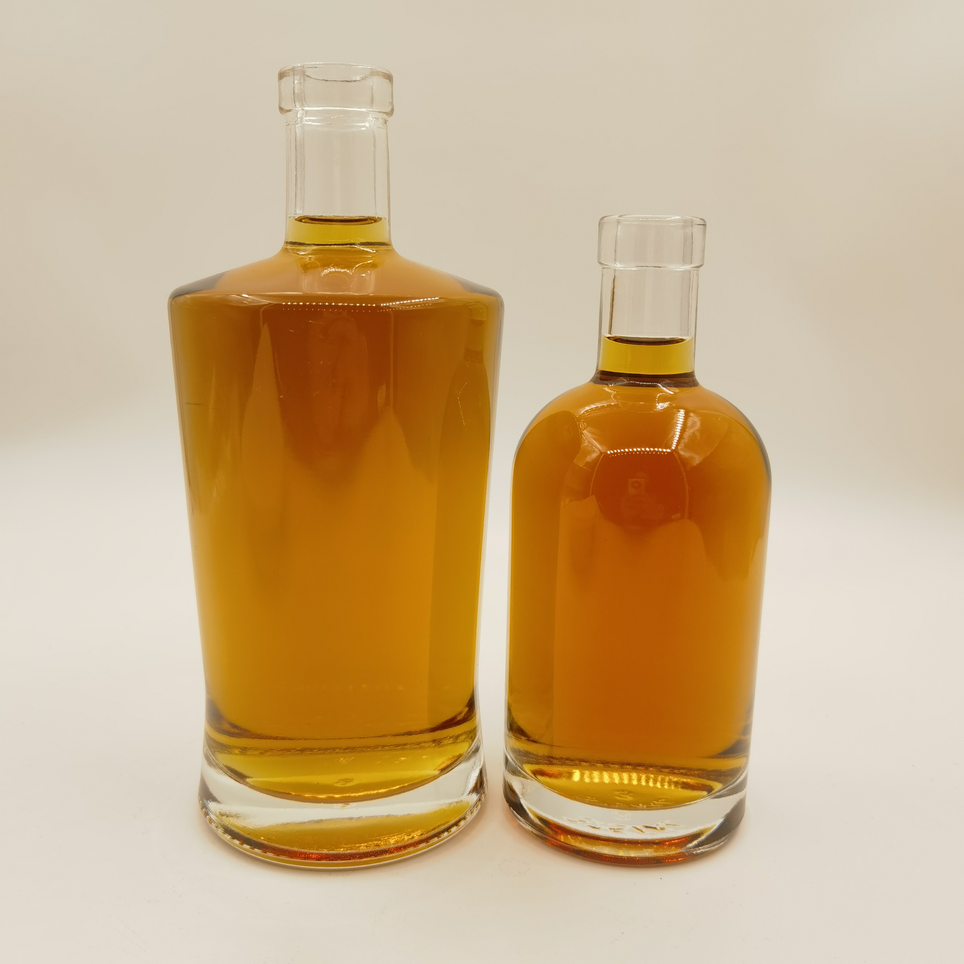 Glass Rum Bottles