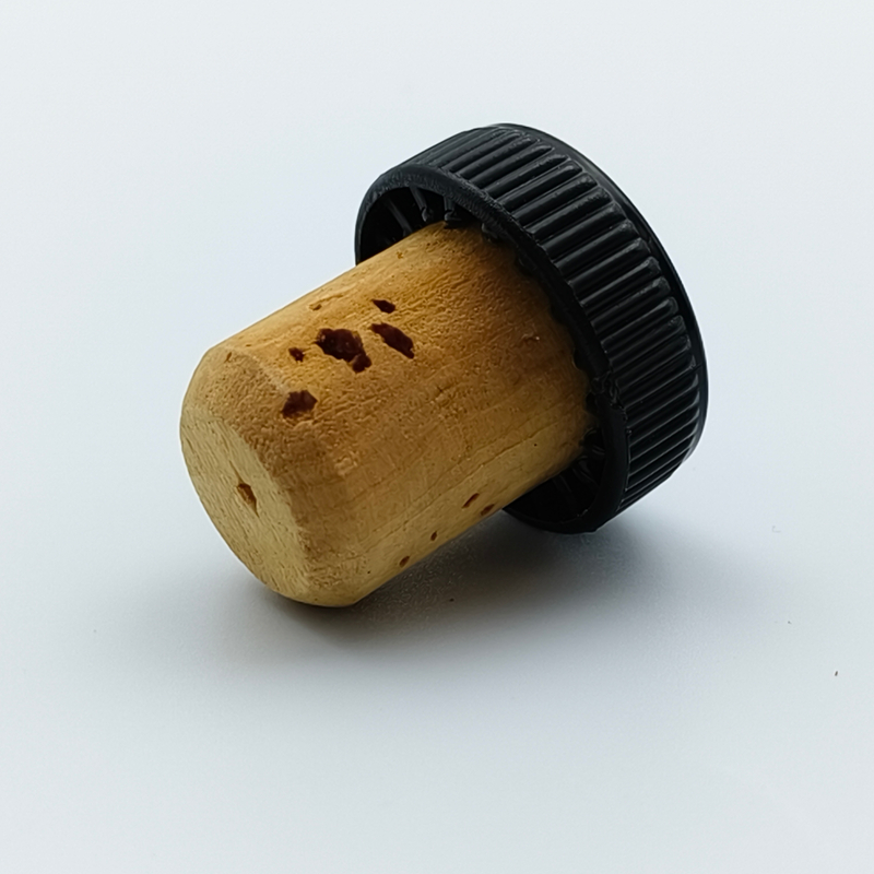 Premium 17.5mm Custom T Cork Stopper for Wine Bottles with Logo Printing