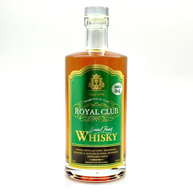 Wholesales Super Flint customized 75cl Liquor Glass Bottles For Rum