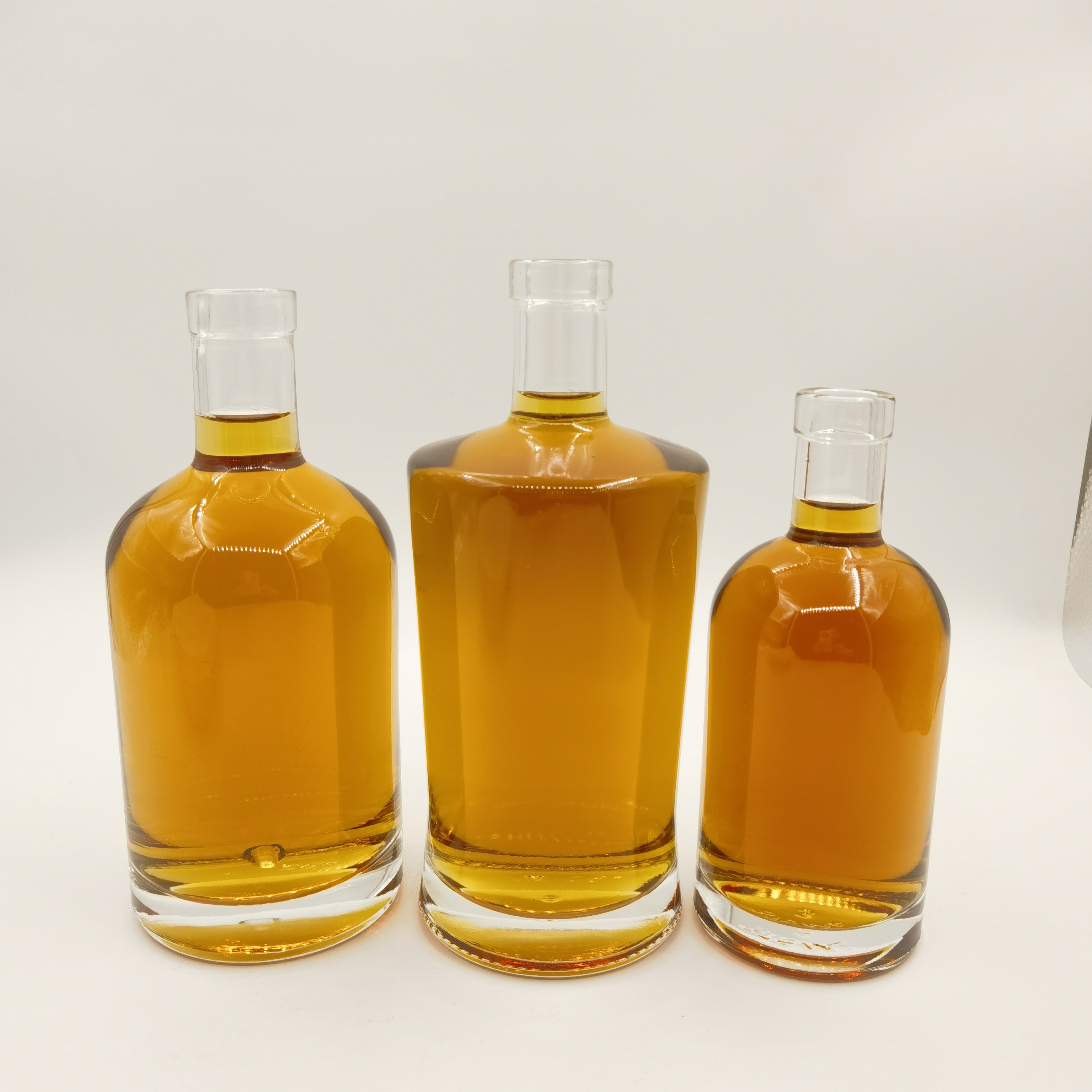 Glass Rum Bottles