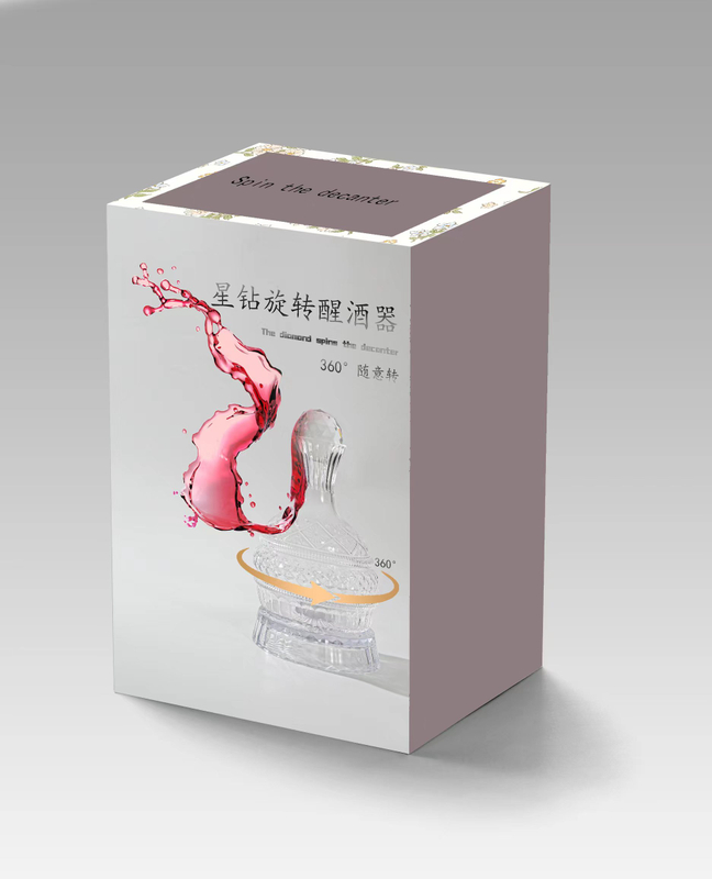 premium glass decnater packaging box